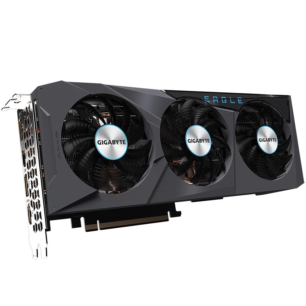 GigaByte GeForce RTX 3070TI EAGLE OC 8G 1800MHz PCI-E 4.0 8192MB 19000MHz 256 bit 2xHDMI 2xDisplayPort HDCP GV-N307TEAGLE OC-8GD