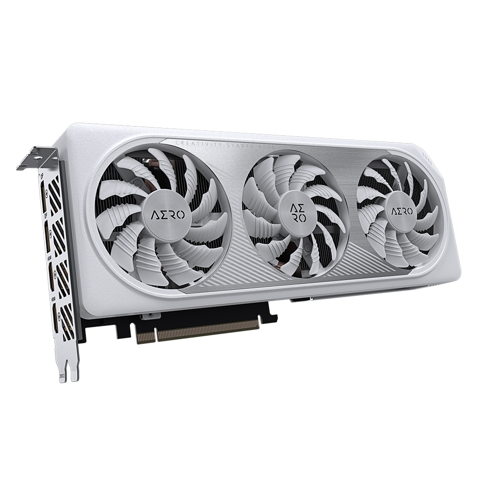 GigaByte GeForce RTX 4060 Ti AERO OC 8GB 2580MHz PCI-E 4.0 8192MB 18000MHz 128bit 2xHDMI 2xDisplayPort HDCP GV-N406TAERO OC-8GD