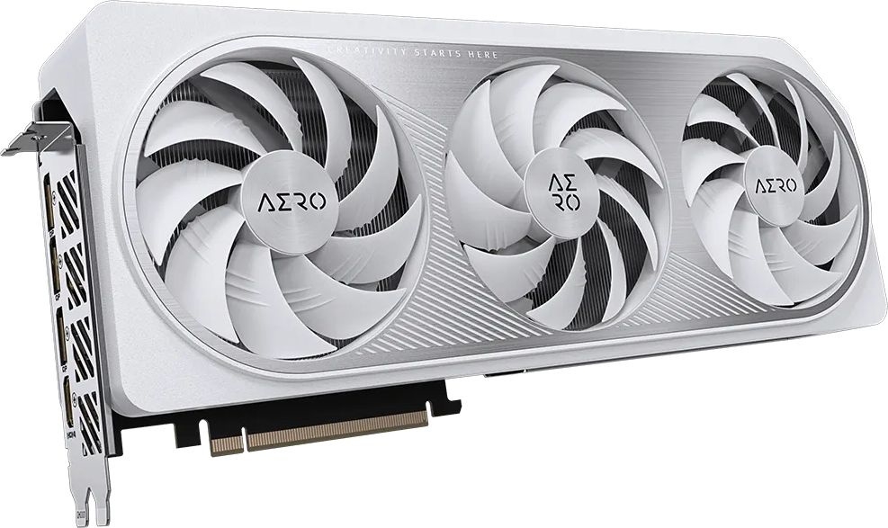 GigaByte GeForce RTX 4070TI AERO OC 2640MHz PCI-E 4.0 12288MB 21000MHz 192bit HDMI 3xDisplayPort HDCP GV-N407TAERO OC-12GD