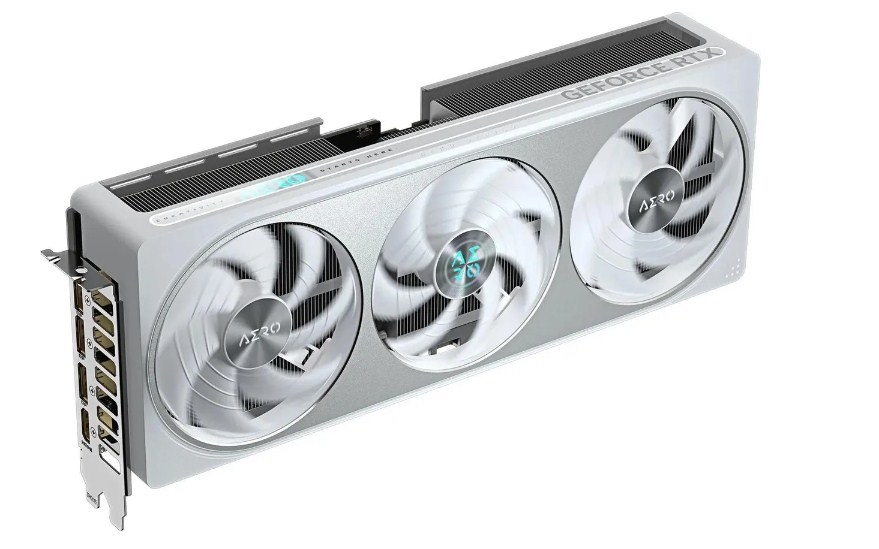 GigaByte GeForce RTX 5070 AERO OC 12G 2625MHz PCI-E 5.0 12288MB 28000MHz 192 bit 1xHDMI 3xDisplayPort HDCP GV-N5070AERO OC-12GD