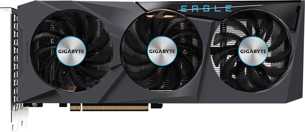 GigaByte Radeon RX 6600 EAGLE 8G 2491MHz PCI-E 4.0 8192MB 14000MHz 128 bit 2xHDMI 2xDisplayPort HDCP GV-R66EAGLE-8GD