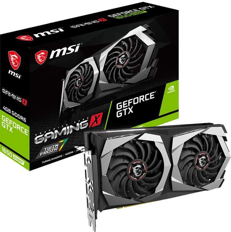 

Видеокарта MSI, GeForce GTX 1650 Super GAMING X 1755MHz PCI-E 3.0 4096MB 12000MHz 128 bit HDMI 3xDisplayPort HDCP GTX1650SUPERGAMINGX