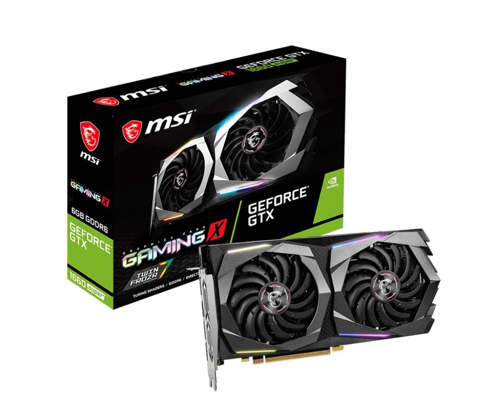 

Видеокарта MSI, GeForce GTX 1660 SUPER 1830MHz PCI-E 3.0 6144MB 14000MHz 192 bit HDMI HDCP GAMING X GTX1660SUPERGAMINGX