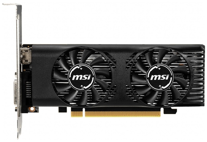 MSI GeForce GTX 1650 4GT LP OC 1695MHz PCI-E 3.0 4096MB 8000MHz 128 bit DVI-D, HDMI