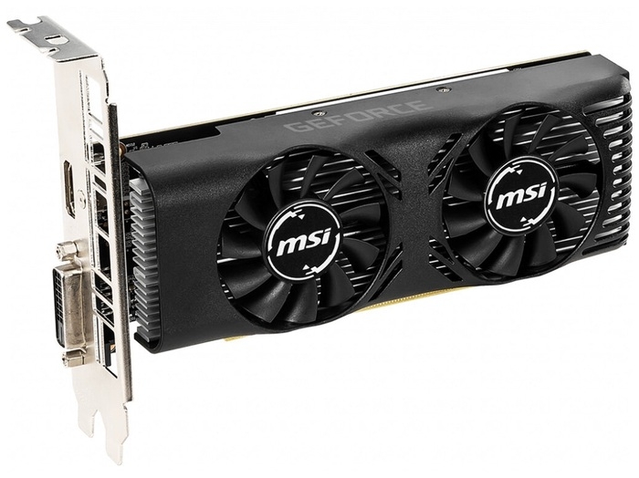 MSI GeForce GTX 1650 4GT LP OC 1695MHz PCI-E 3.0 4096MB 8000MHz 128 bit DVI-D, HDMI