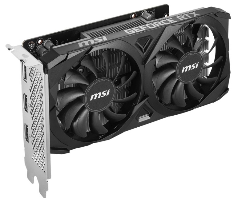 MSI GeForce RTX 3050 VENTUS 2X 6G OC 1492MHz PCI-E 4.0 6144MB 14000MHz 96bit 2xHDMI 1xDisplayPort 