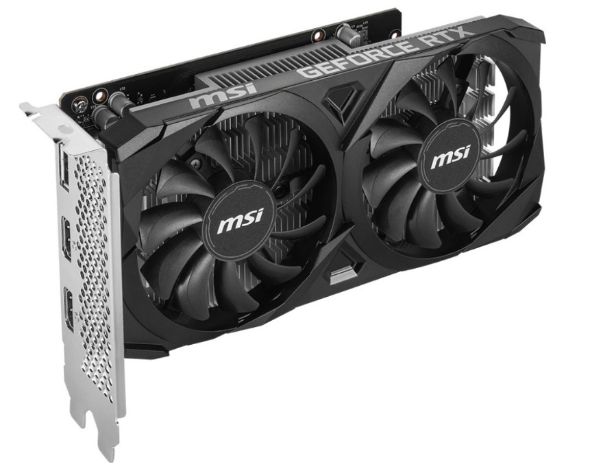 MSI GeForce RTX 3050 VENTUS 2X E 6G OC 1492MHz PCI-E 4.0 6144MB 14000MHz 96bit 2xHDMI 1xDisplayPort 