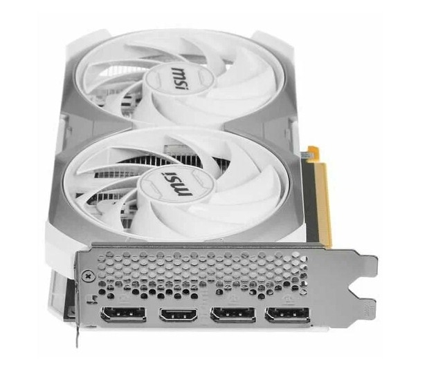 MSI GeForce RTX 4060 VENTUS 2X WHITE 8G OC 2505MHz PCI-E 4.0 8192MB 17000MHz 128bit HDMI 3xDisplayPort HDCP