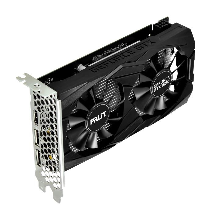 Palit GeForce GTX1650 Dual OC 4G 4096Mb 128bit GDDR5 1815 МГц 8000 DisplayPortx2, HDMIx1 NE51650T1BG1-1171D