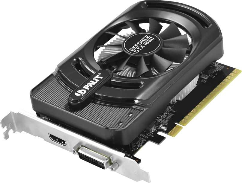 Palit GeForce GTX1650 STORMX 4G 4096Mb 128bit GDDR5 1485, 8000 DVIx1, HDMIx1, HDCP NE51650006G1-1170F