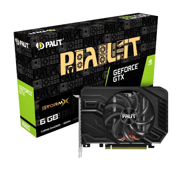 

Видеокарта Palit, GeForce GTX1660 STORMX OC 6G 1785MHz PCI-E 3.0 6144MB 8000GBit/s 192 bit DVI HDMI DP NE51660S18J9-165F