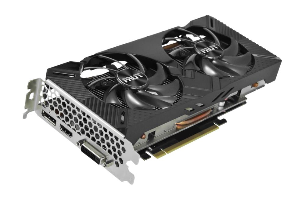 Palit GeForce GTX 1660 TI DUAL OC 6G 1815MHz PCI-E 3.0 6144MB 12000GBit/s 192 bit DVI HDMI DP NE6166TS18J9-1160A