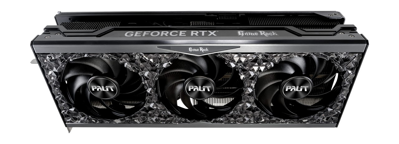 Palit GeForce RTX 4090 GameRock OmniBlack 2520MHz PCI-E 4.0 24576MB 21000MHz 384 bit HDMI 3xDisplayPort HDCP NED4090019SB-1020Q