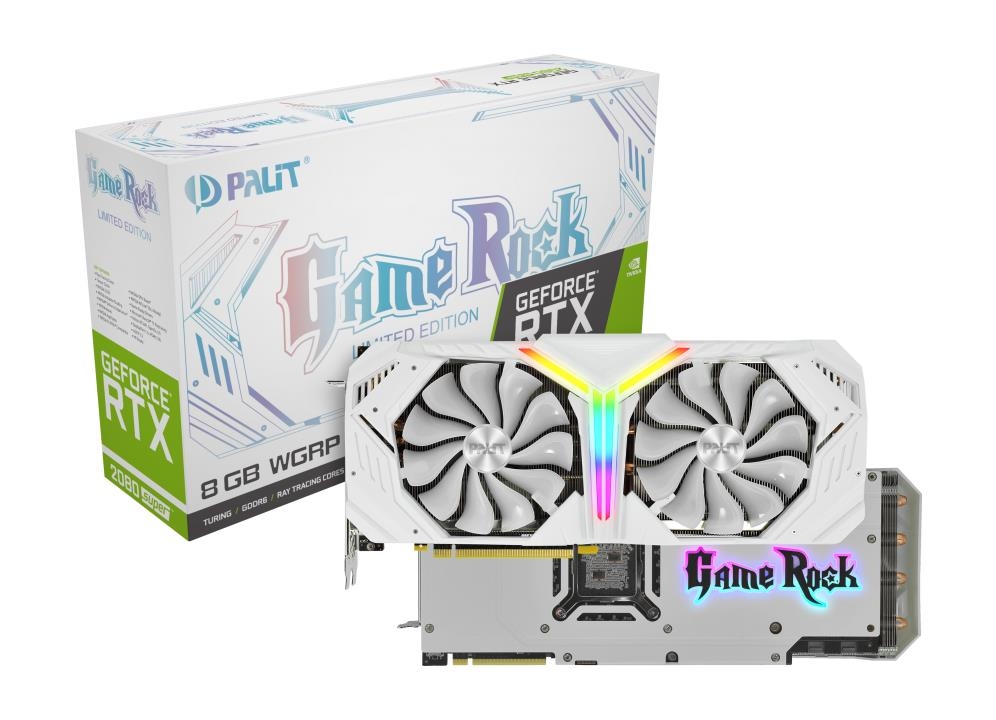 Palit GeForce RTX 2080 Super White GameRock Premium 1860MHz PCI-E 3.0 8192MB 15500MHz 256 bit HDMI HDCP NE6208SH20P2-1040W