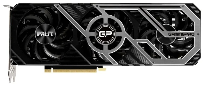 Palit GeForce RTX 3090 GamingPro 1695MHz PCI-E 4.0 24576MB 19500MHz 384 bit HDMI 3xDisplayPort HDCP NED3090019SB-132BA