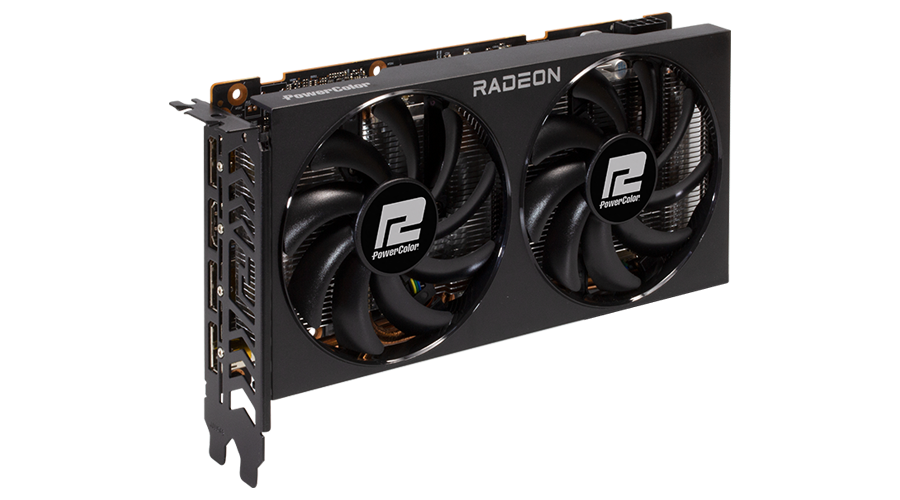 PowerColor Radeon RX 6600 XT Fighter GDDR6 2589Mhz PCI-E 4.0 8192Mb 16000Mhz 128 bit HDMI DisplayPort x3 AXRX-6600XT-8GBD6-3DH