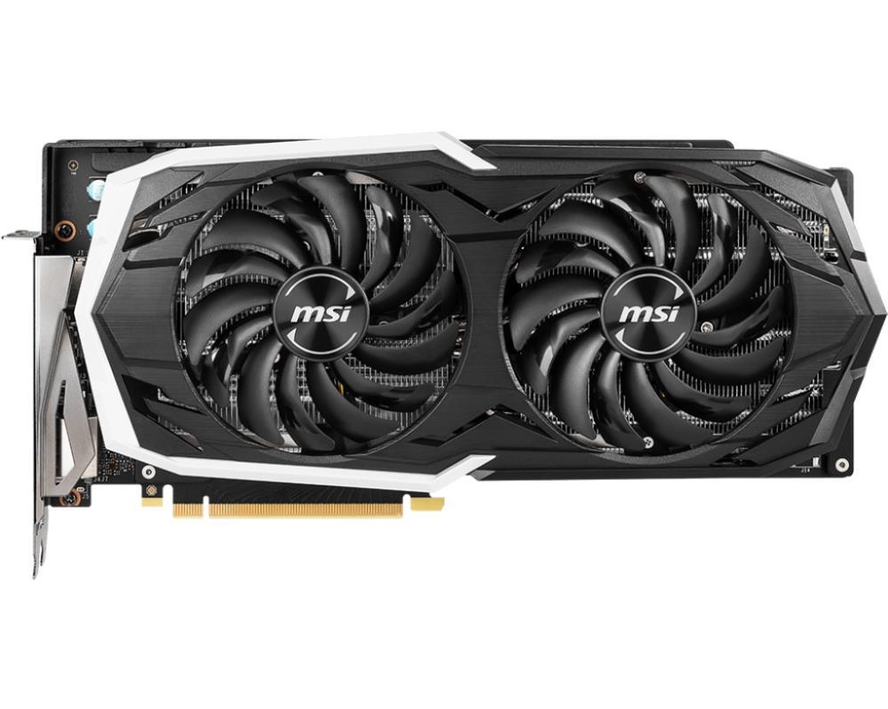 MSI GeForce RTX 2070 1410 МГц PCI-E 3.0 8192MB 14000 МГц 256 bit HDMI DP USB type C RTX2070ARMOR8GOC