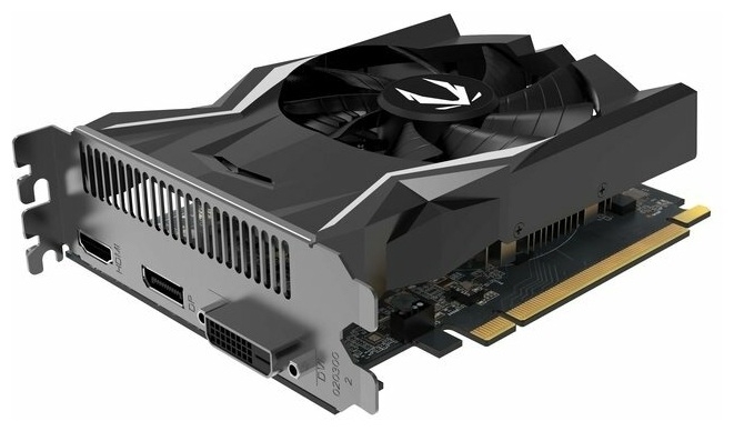 ZOTAC GAMING GeForce GTX 1650 OC GDDR6 1620MHz PCI-E 3.0 4096MB 12000MHz 128 bit DVI HDMI DisplayPort HDCP ZT-T16520F-10L