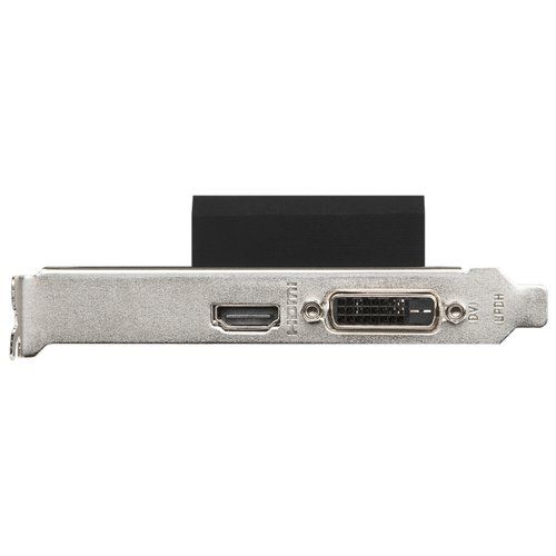 MSI GeForce GT 1030 1265Mhz PCI-E 3.0 2048Mb 6008Mhz 64 bit DVI HDMI HDCP Silent LP OCV1 GT10302GHLPOCV1