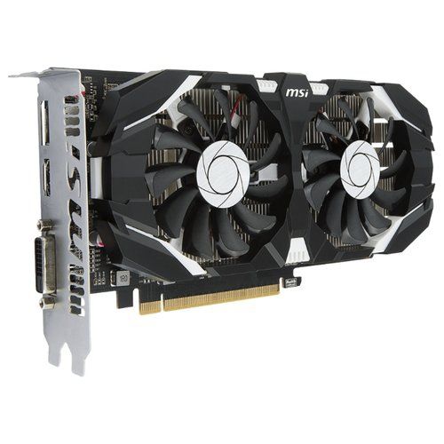 MSI GeForce GTX 1050 1404Mhz PCI-E 3.0 2048Mb 7008Mhz 128 bit DVI HDMI HDCP OC Dual Fans GTX10502GTOC