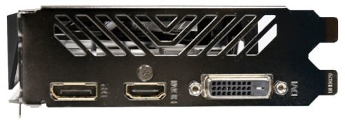 GigaByte GeForce GTX 1050 Ti 1316Mhz PCI-E 3.0 4096Mb 7008Mhz 128 bit DVI HDMI HDCP OC GV-N105TOC-4GD