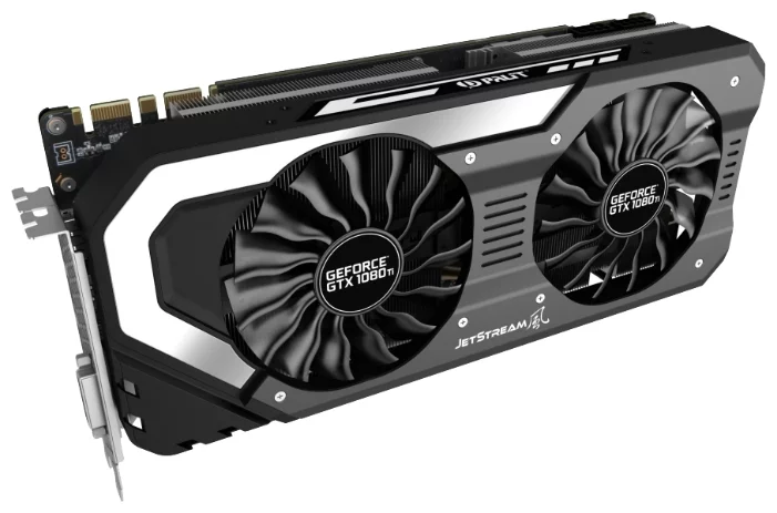 Palit GeForce GTX 1080 Ti 1505Mhz PCI-E 3.0 11264Mb 11000Mhz 352 bit DVI HDMI HDCP Super JetStream NEB108TS15LC-1020J