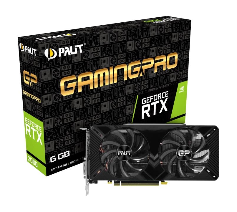 

Видеокарта Palit, GeForce RTX 2060 GAMING PRO 6G 1365MHz PCI-E 3.0 6144MB 14000MHz 192 bit DVI HDMI HDCP NE62060018J9-1062A