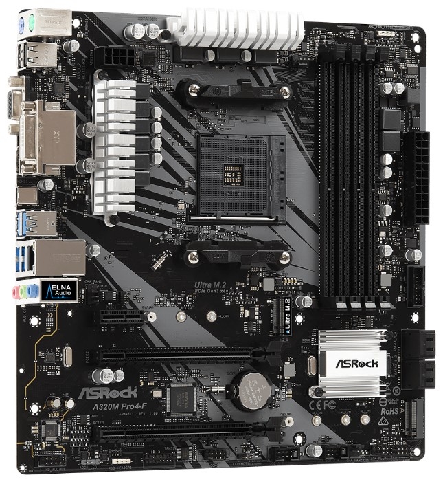 ASRock A320M PRO4-F sAM4