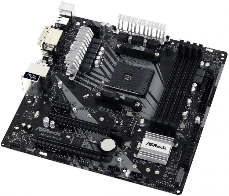 ASRock AB350M PRO4 F sAM4 Wite