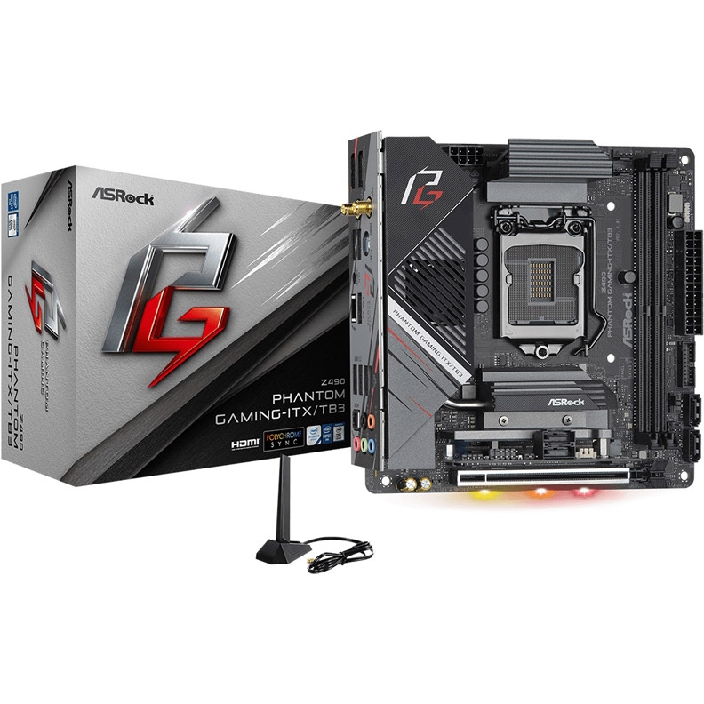 ASRock Z490 PHANTOM GAM-ITX/TB3 LGA1200