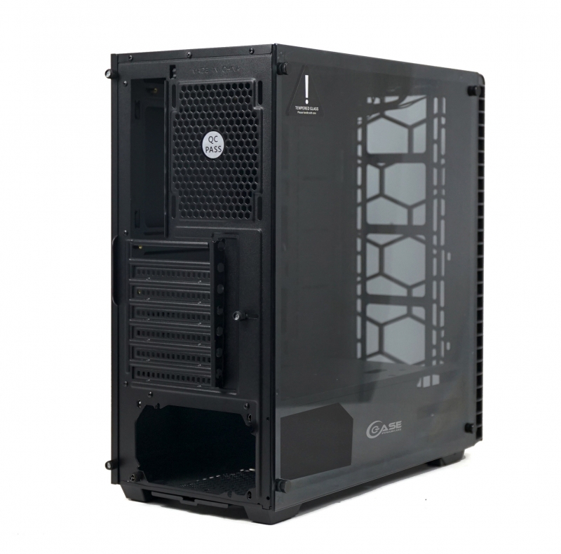 Powercase Attica G, Tempered Glass, E-ATX