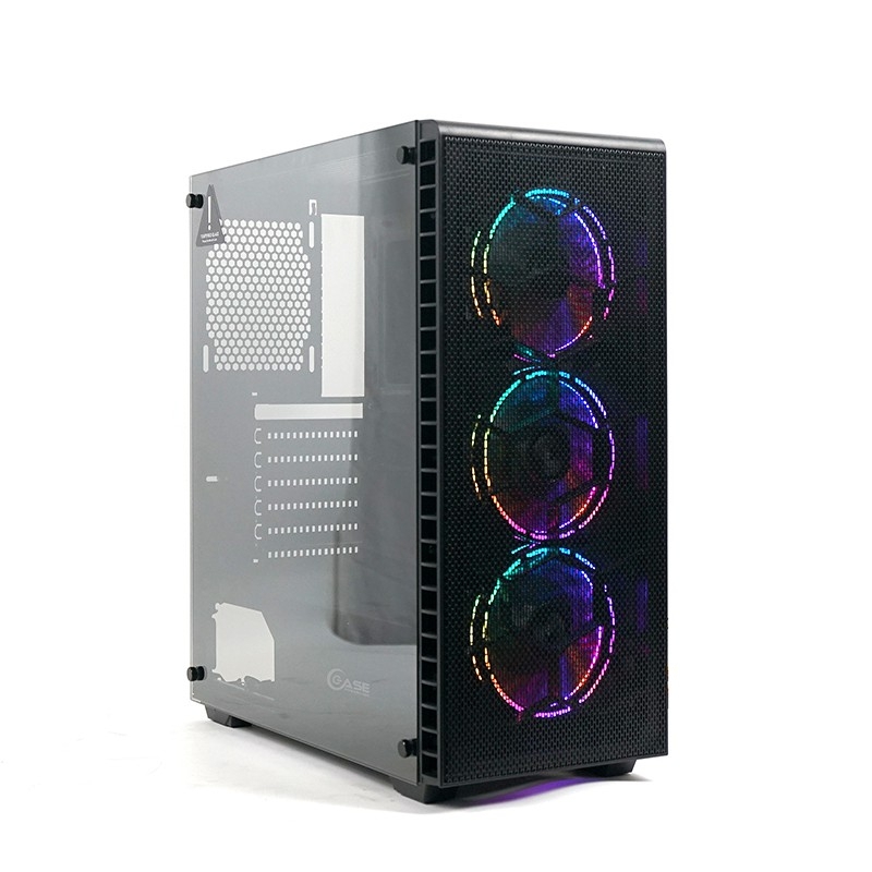 

Компьютерный корпус Powercase, Attica Mesh S3, Tempered Glass, ARGB, E-ATX