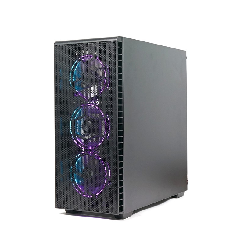 Powercase Attica Mesh S3, Tempered Glass, ARGB, E-ATX