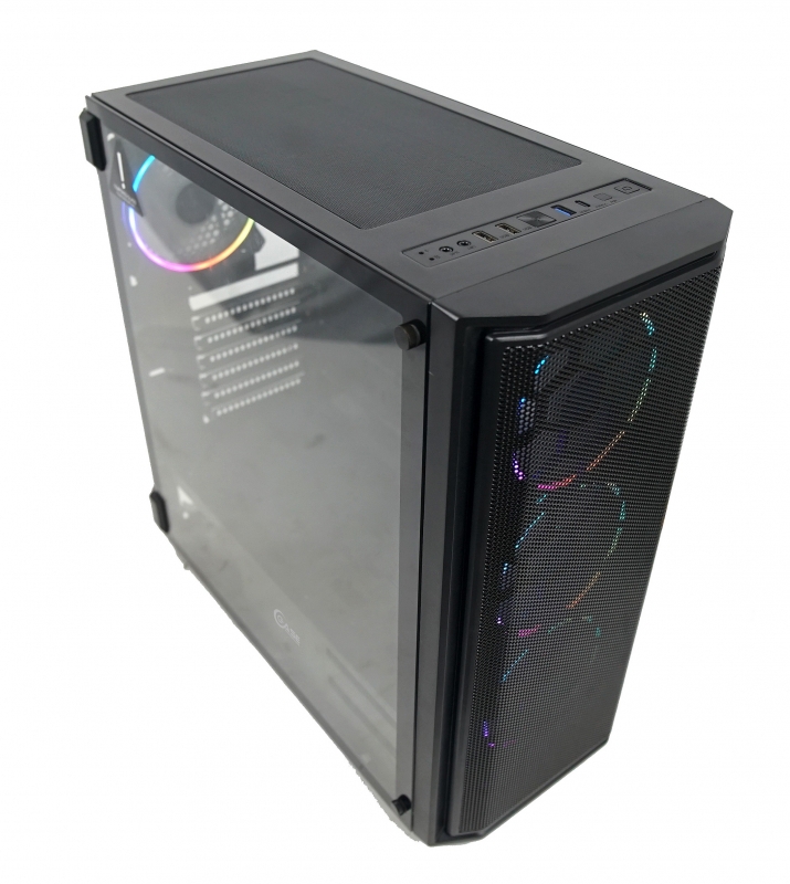 Powercase Attica Mesh M4, Tempered Glass, ARGB, E-ATX