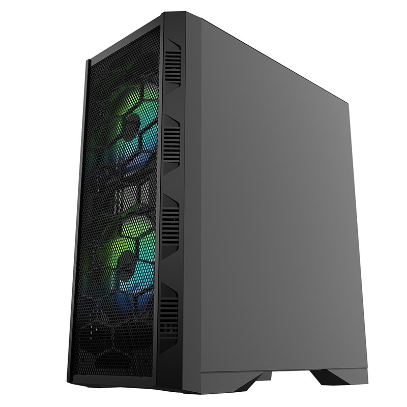 Powercase Mistral H3C Mesh Tempered Glass ARGB