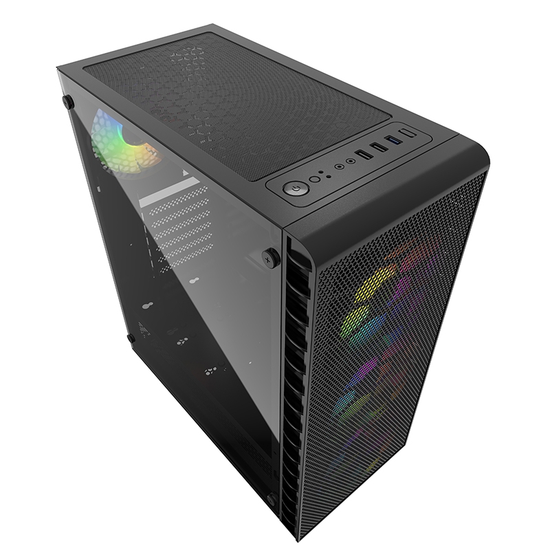 Powercase Mistral Z4C Mesh Tempered Glass ARGB