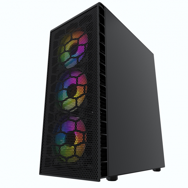 Powercase Mistral Z4C Mesh Tempered Glass LED