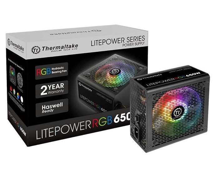 Thermaltake Litepower RGB 650W PS-LTP-0650NHSANE-1 