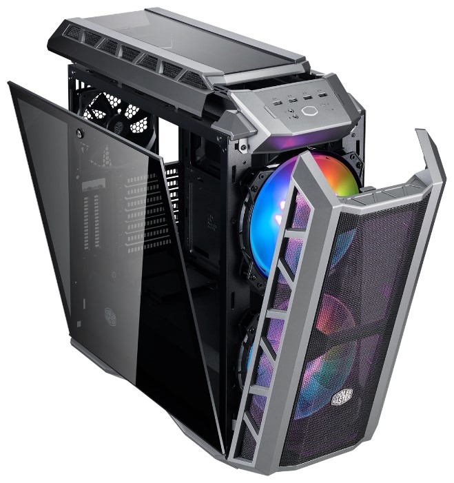 Cooler Master MasterCase H500P Mesh ARGB (MCM-H500P-MGNN-S11) w/o PSU Gunmetal Grey