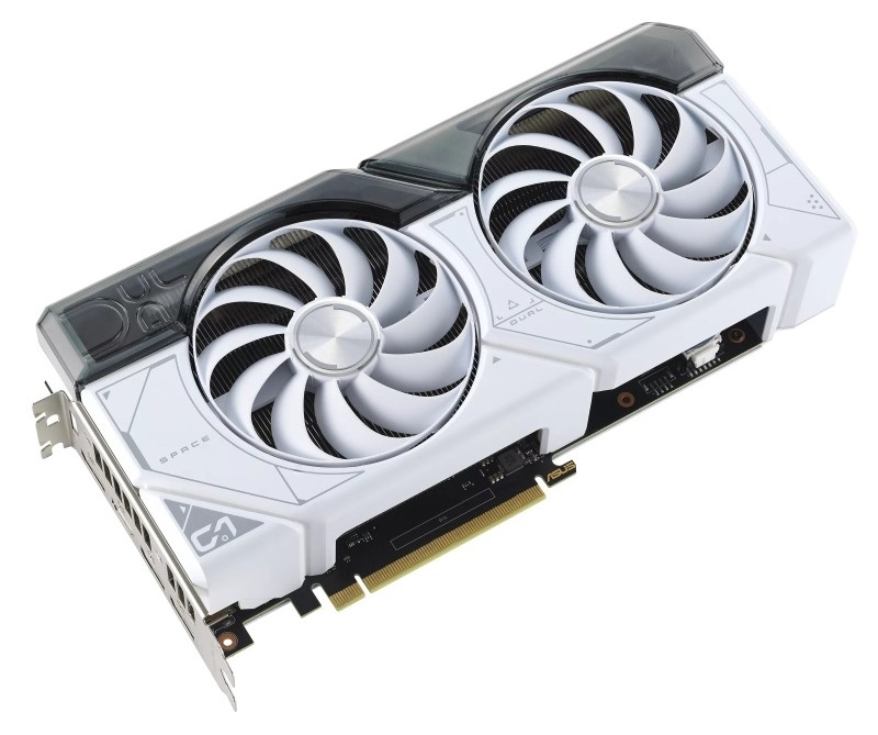 ASUS GeForce RTX RTX 4070 SUPER DUAL OC White 12G 2550MHz PCI-E 4.0 16384MB 21000MHz 192 bit 1xHDMI 3xDisplayPort HDCP DUAL-RTX4070S-O12G-WHITE