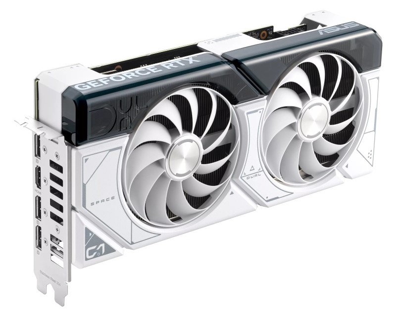 ASUS GeForce RTX RTX 4070 SUPER DUAL OC White 12G 2550MHz PCI-E 4.0 16384MB 21000MHz 192 bit 1xHDMI 3xDisplayPort HDCP DUAL-RTX4070S-O12G-WHITE