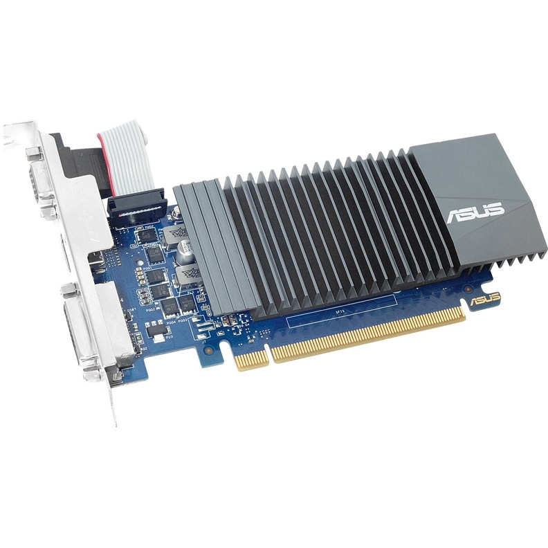 ASUS GeForce GT 710 954Mhz PCI-E 2.0 1024Mb 5012Mhz 32bit DVI-D HDMI D-Sub HDCP GT710-SL-1GD5