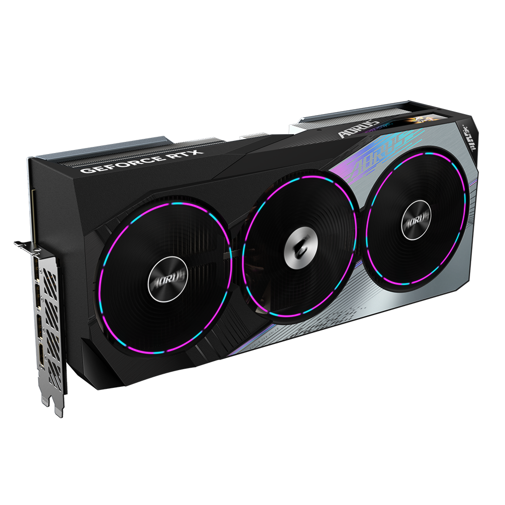 GigaByte GeForce RTX 4080 SUPER AORUS MASTER 16G 2625MHz PCI-E 4.0 16384MB 23000MHz 256 bit HDMI 3xDisplayPort HDCP GV-N408SAORUS M-16GD