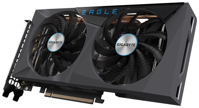 GigaByte GeForce RTX 3060 Ti EAGLE OC 8G LHR 1695MHz PCI-E 4.0 8192MB 14000MHz 256 bit 2xHDMI 2xDisplayPort HDCP GV-N306TEAGLE OC-8GD 2.0