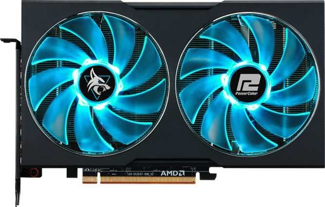 PowerColor Radeon RX 6600 XT Hellhound OC GDDR6 2593Mhz PCI-E 4.0 8192Mb 16000Mhz 128 bit HDMI DisplayPort x3 AXRX 6600XT 8GBD6-3DHL/OC