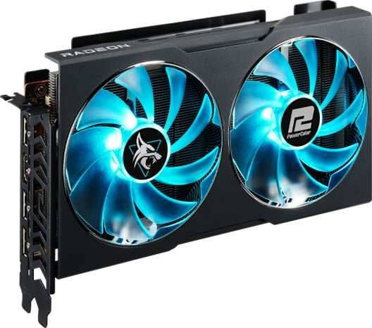 PowerColor Radeon RX 6600 XT Hellhound OC GDDR6 2593Mhz PCI-E 4.0 8192Mb 16000Mhz 128 bit HDMI DisplayPort x3 AXRX 6600XT 8GBD6-3DHL/OC