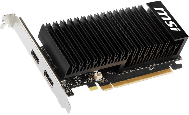 MSI GeForce GT 1030 2GHD4 LP OC 1189Mhz PCI-E 3.0 2048Mb 2100Mhz 64 bit HDCP HDMI DisplayPort