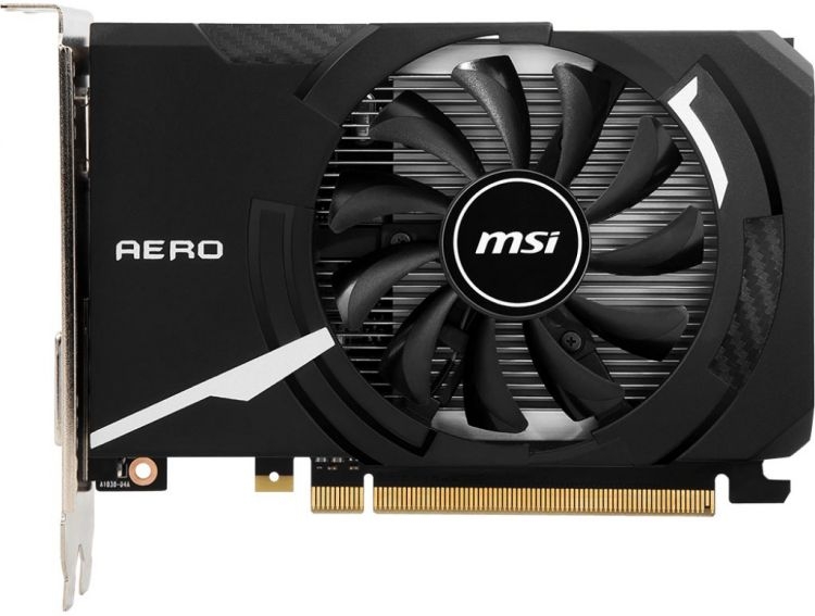 MSI GeForce GT 1030 AERO ITX 2GD4 OC 1189Mhz PCI-E 3.0 2048Mb 2100Mhz 64 bit DVI-D HDMI HDCP 