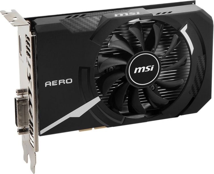 MSI GeForce GT 1030 AERO ITX 2GD4 OC 1189Mhz PCI-E 3.0 2048Mb 2100Mhz 64 bit DVI-D HDMI HDCP 