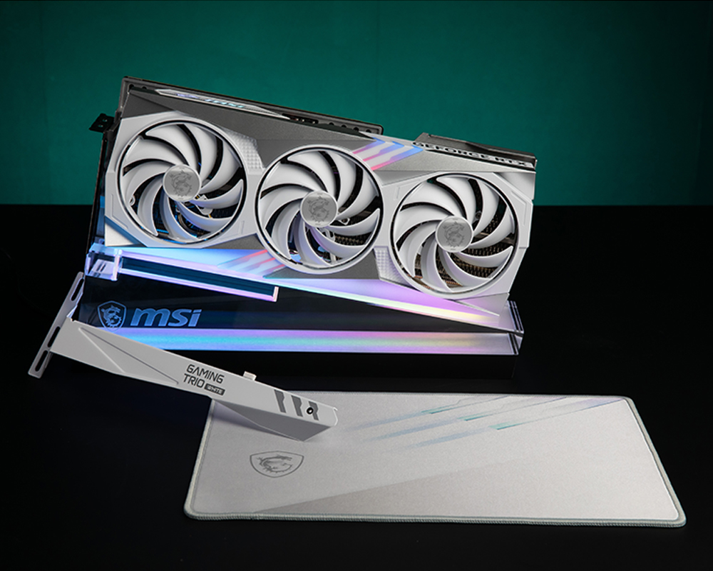 MSI GeForce RTX 4070 Ti GAMING TRIO WHITE 12G 2625MHz PCI-E 4.0 12288MB 21000MHz 192bit HDMI 3xDisplayPort 